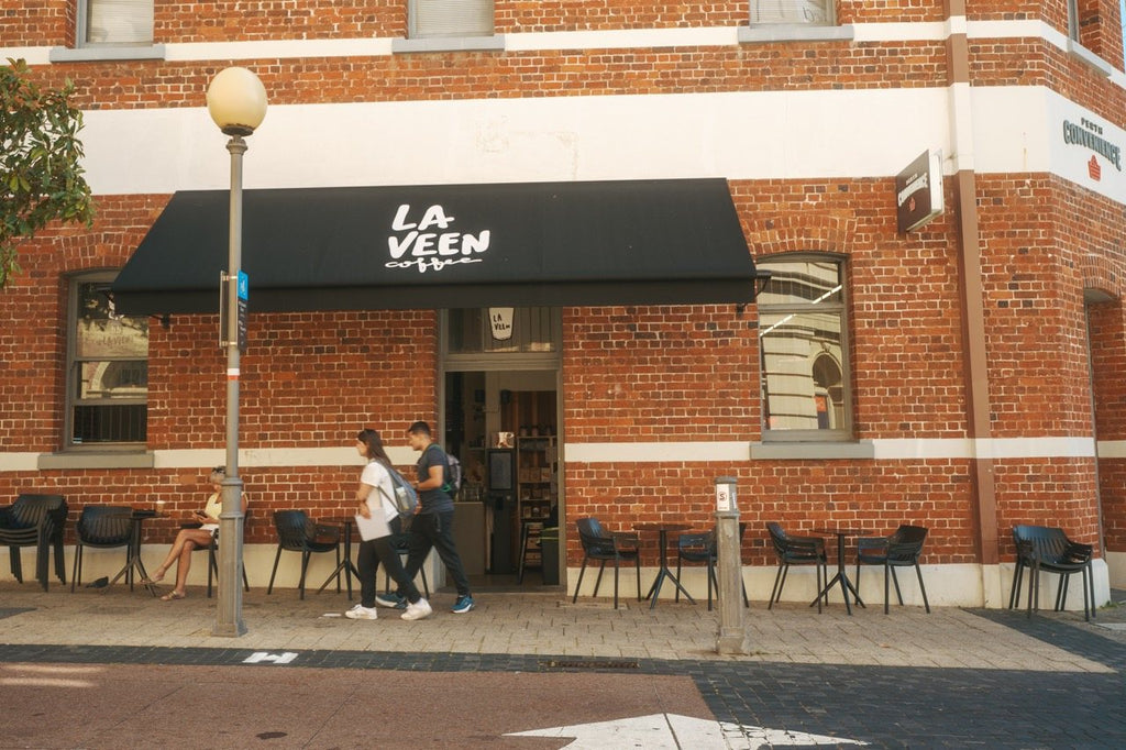 The 1906 heritage-listed King St building, home to La Veen's Heritage café