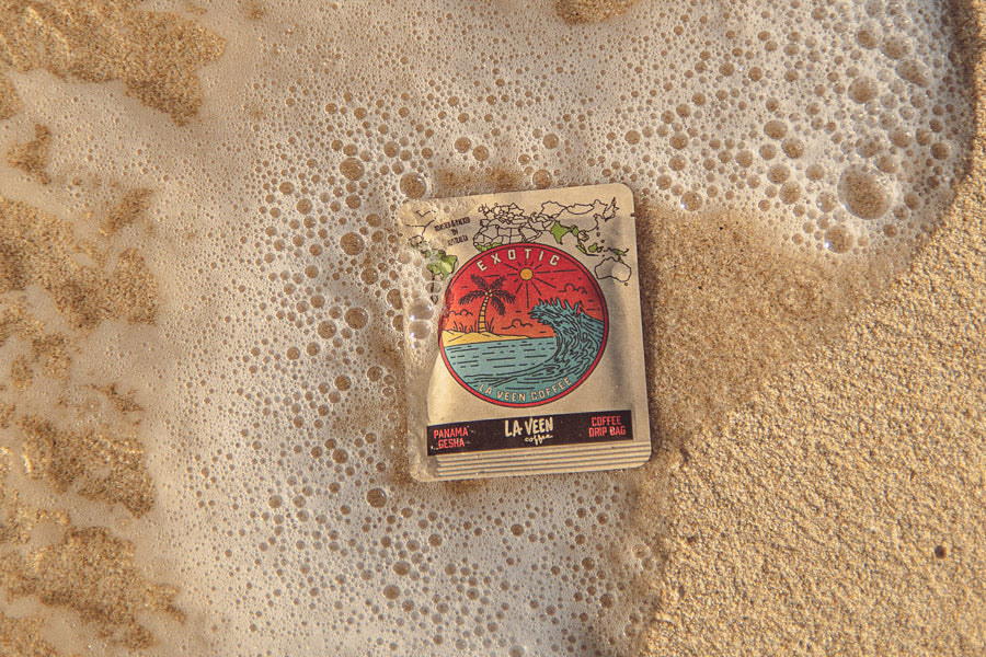 Exotic Drip Bag Coffee Above