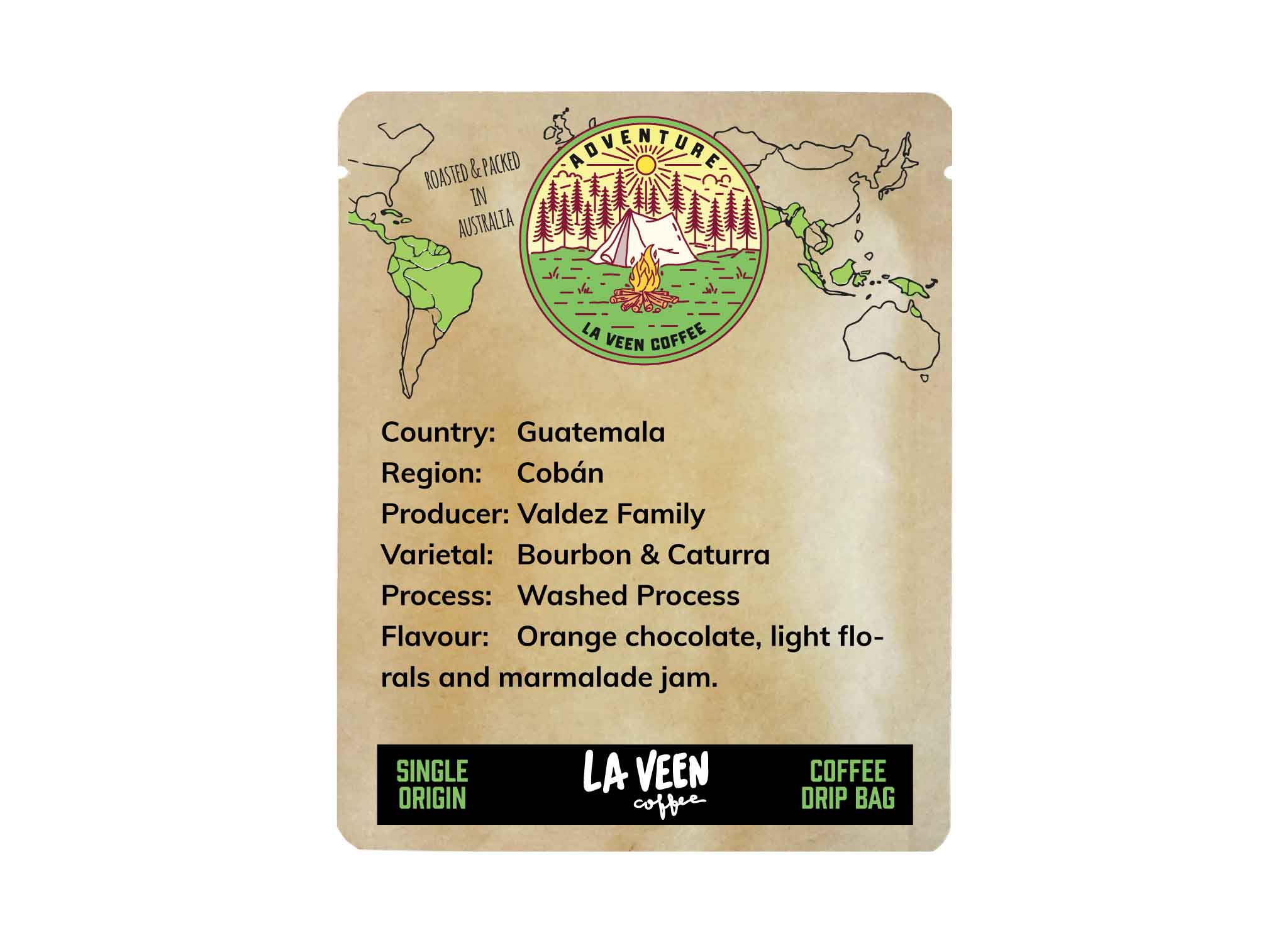 La Veen Adventure coffee drip bag