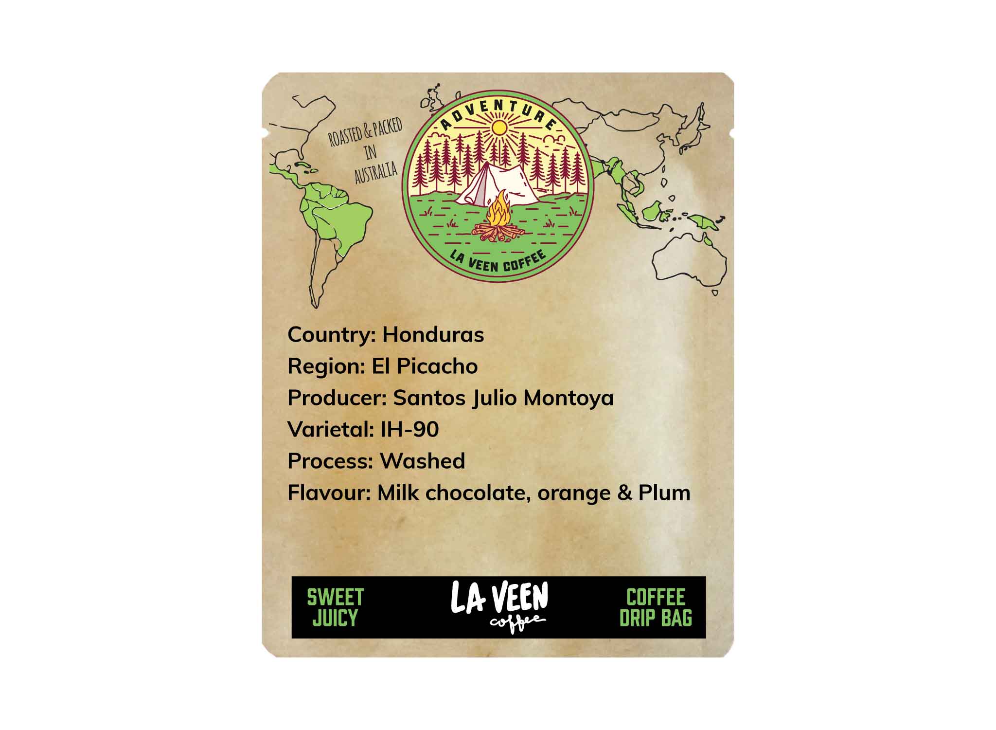 La Veen Adventure coffee drip bag