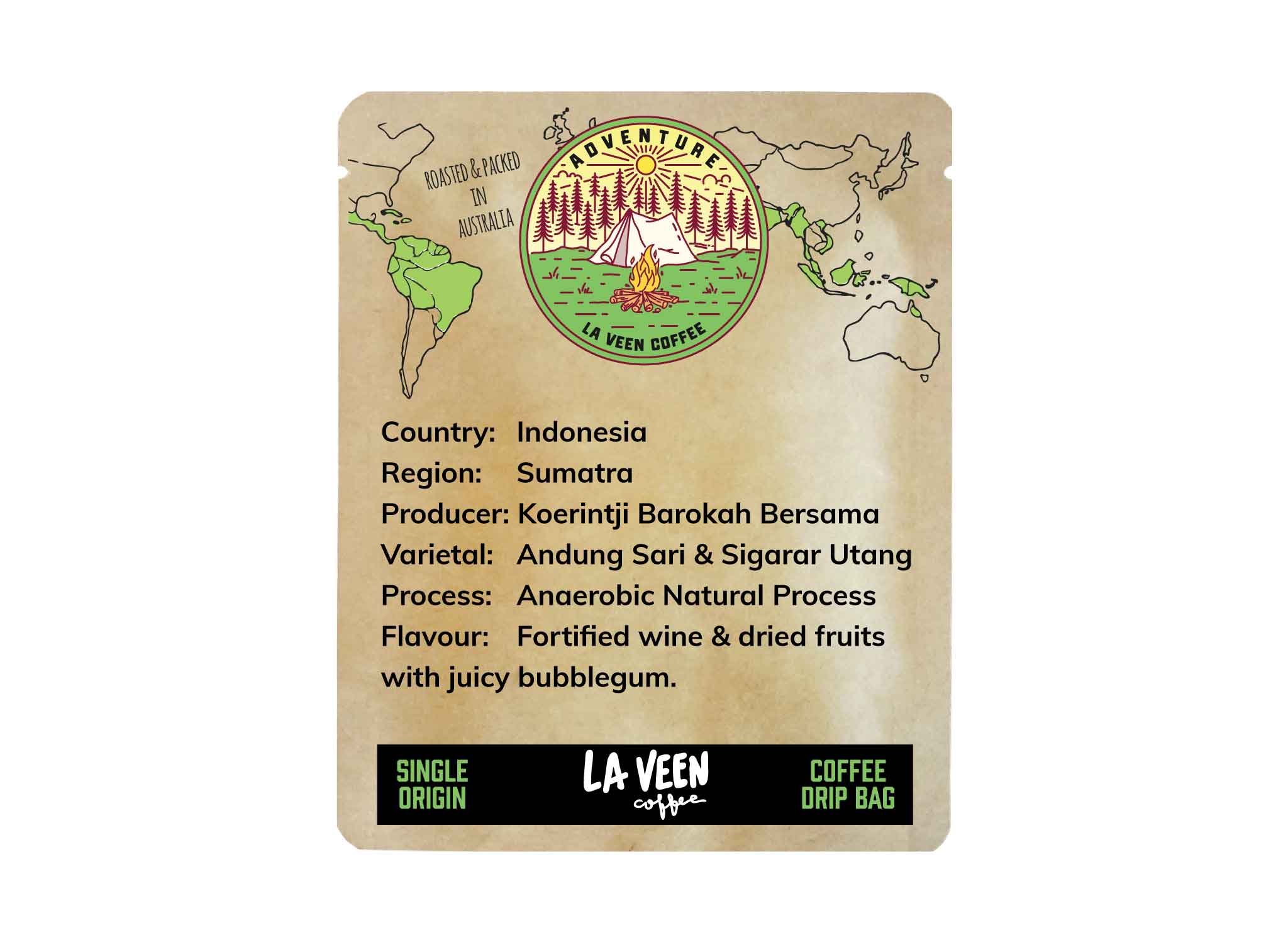 La Veen Adventure coffee drip bag