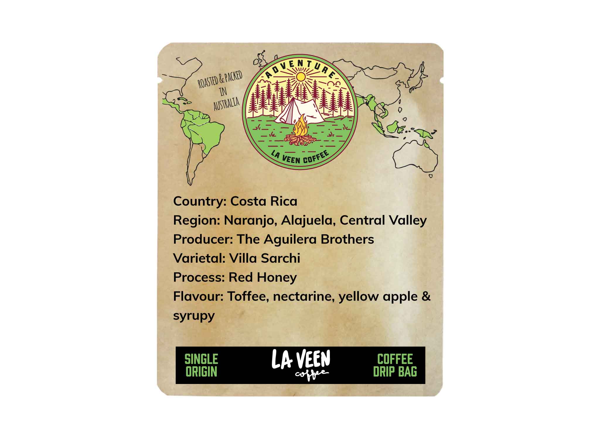 La Veen Adventure coffee drip bag