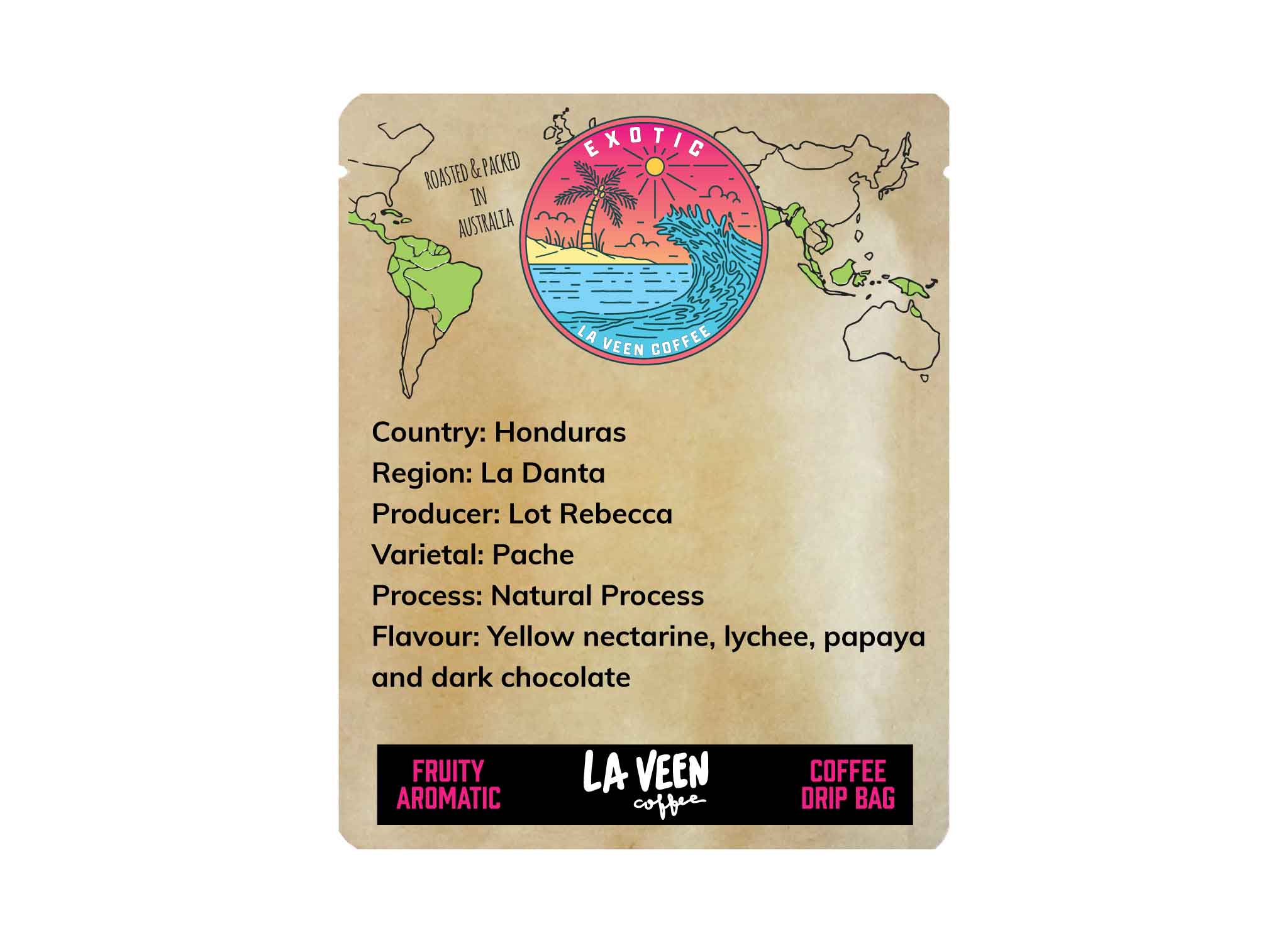 La Veen Exotic coffee drip bag